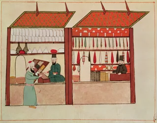 A Shop Selling Different Merchandise, c.1580